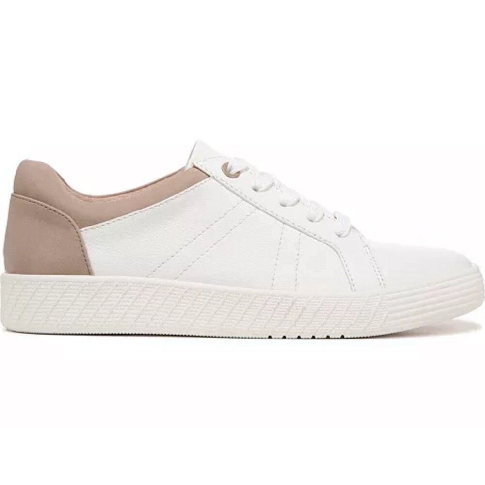 Soul Naturalizer Neela Women’s Size US 9M White Taupe Lace-Up Sneakers NWOB